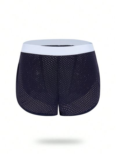 Men Contrast Trim Boxer Brief