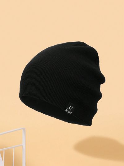 Prismatic Plum Casual Outdoor Label Men's Knit Beanie