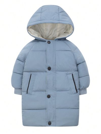 Toddler Boys' Hooded Padded Jacket