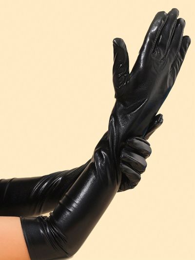 1pc Long Elastic Women's Party Dance Sleeve Gloves