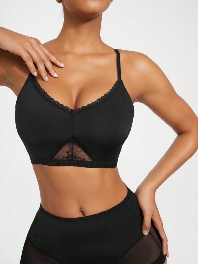 SHEIN SHAPE Women's Lace Patchwork Slimming Camisole