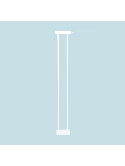 29.9" H Metal Dog Gate for Stairs, Auto Close Pet Gates with Walk Through, Pressure Mounted, for Stairs Doorways Kitchen and Living Room 29.9-33 in