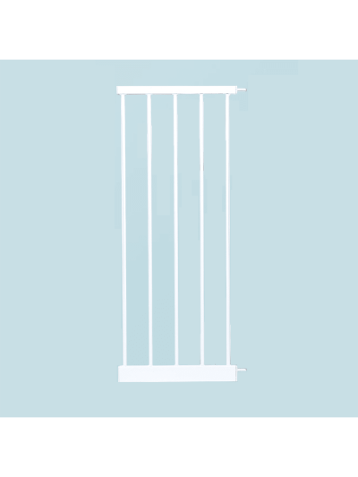 29.9" H Metal Dog Gate for Stairs, Auto Close Pet Gates with Walk Through, Pressure Mounted, for Stairs Doorways Kitchen and Living Room 29.9-33 in