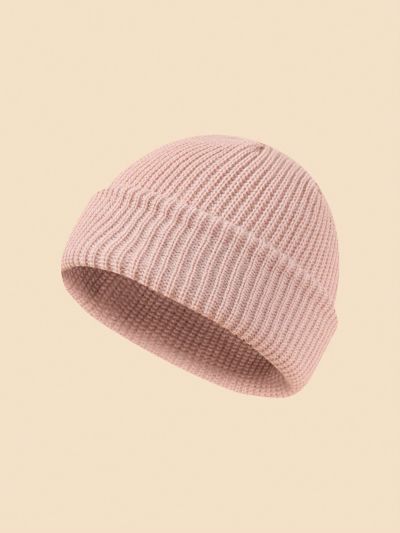 Simple Knitted Men's Flat Cap