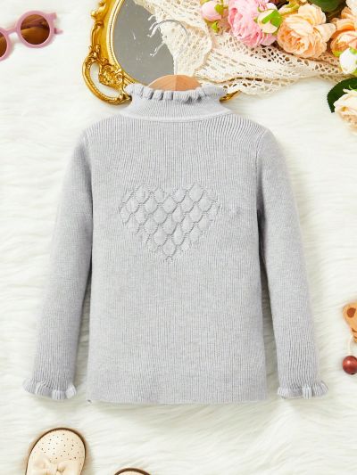 Baby Girls' Long Sleeve Half Turtleneck Sweater