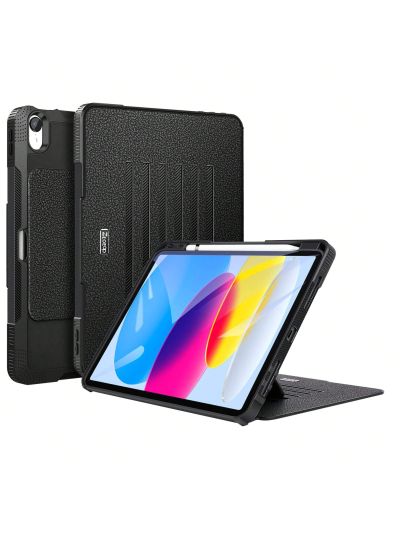 ZtotopCases for New iPad 10th Generation Case 10.9 Inch 2022, [6 Magnetic Stand + Pencil Holder + Auto Wake/Sleep] Full Body Protective Cover Case for iPad 10.9" 10th Gen, Black