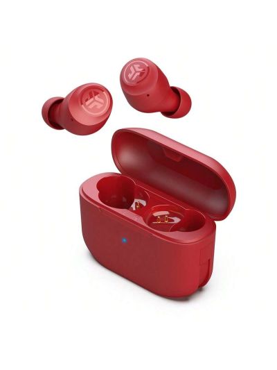 JLab Audio GO Air POP True Wireless Earbuds Headphones Rose Red
