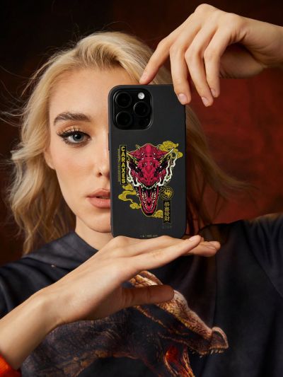 HOUSE OF THE DRAGON X SHEIN Black Tpu Phone Case