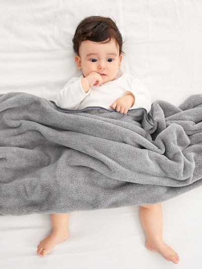 Solid Color Baby Receiving Blanket