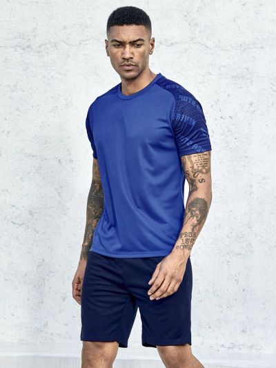 Football Men's Letter Printed Football Jersey