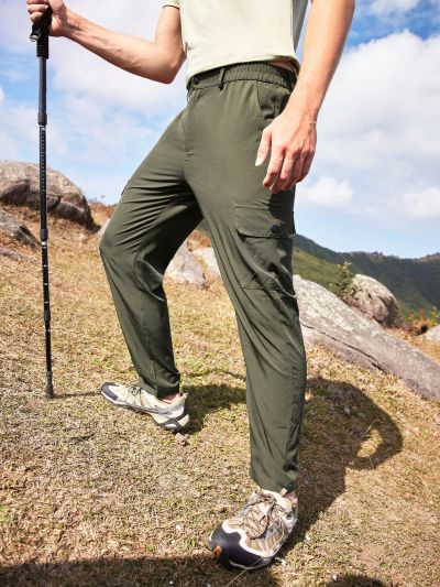 In My Nature Men's Solid Color Straight Leg Outdoor Mountaineering Pants