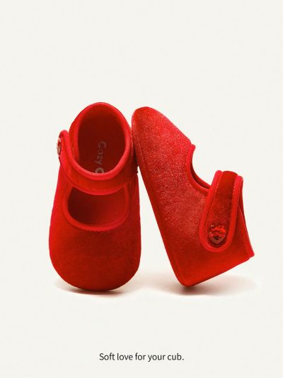 Cozy Cub Spring Girls' Infant & Toddler Lightweight And Comfortable Soft Sole Shoes With Flat Heel