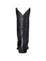 Embroidered High Heeled Men's Mid-calf Boots, Western Style, European And American Trend