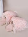 New Arrivals Women's Fringed Home Slippers For Autumn And Winter, Warm And Casual, Also Suitable For Outdoor