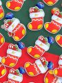 100pcs Christmas Stocking & Candy Cane Decorative Cards