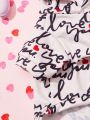 PETSIN Valentine Letter Love Print Pet Sweatshirt