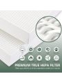 HPA300 True HEPA Filter Replacement Compatible with Honeywell Air Purifier HPA300 Series, HPA300, HPA304, HPA8350, HPA300VP, HPA3300b, HPA5300, Pack of 3 HEPA R and 4 Pre filters A HRF-AP1