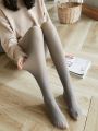 Sw13 Fashionable Simple Gray Leggings