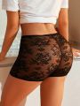 SHEIN 3pcs Floral Lace Safety Shorts