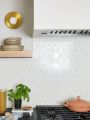 1pc Geometric Pattern Waterproof Anti-slip Kitchen Sticker