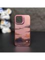 1pc Pink Sunset Gradient Anti-fall Phone Case For Iphone 7/8/11/12/13/14/15/x/xr/xs/plus/pro/pro Max/se2