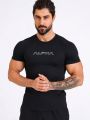 Daily&Casual Men's Short Sleeve Sport T-shirt With Letter Print