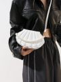 Cute Shell Shaped Novelty Bag, Candy Color Crossbody Bag, Women's Fashion Handbag, Shoulder Bag & Purse