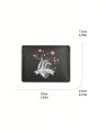 SHEIN X Beatriz Mathias Studio Fashionable Portable Card Holder With Heart Print