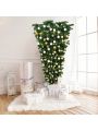 Gymax 7ft Artificial Upside Down Christmas Tree Holiday Decoration w/ Metal Stand