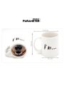 1pc Ceramic Coffee Mug(white, 300ml) With Dog Nose Print Design, Funny Dog Shaped Prank Mug, A Gift For Friends, Boss, Team Manager, Supervisor, Thank You Gift For Boss