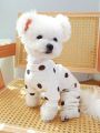 1pc Pet Clothes, Cute Soft Comfortable Banana Patterned Shirt For Small And Medium Dogs And Cats, Home Clothes