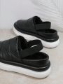 Women's Comfortable Black And White Casual Shoes
