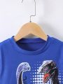Young Boy Dinosaur Print T-Shirt