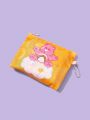 ROMWE X Care Bears Small Shopper Bag Cute Slogan Cartoon Bear Graphic For Shopping With 1pc Coin Purse