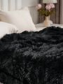 1pc Luxury Plush Blanket, Soft & Cozy, Thick & Warm, For Sofa, Bed, Chair, Fuzzy & Elegant Home Decor