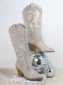 Women's Luxe Rhinestone Decorated Western Cowboy Boots