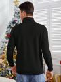 SHEIN Men's Solid Color Long Sleeve Turtleneck Sweater