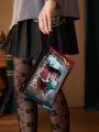 HARRY POTTER X SHEIN Black Transparent Handheld Cosmetic Bag