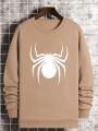 Boys' (big) Spider Pattern Long Sleeve Sweatshirt