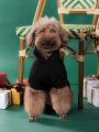 JasmyneWhite Shein X Jasmynewhite 1pc Dog Clothes Hoodie With Letter Embroidery, Autumn & Winter