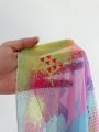 Little Girls' Tie-Dye Drawstring Waist Crop Top