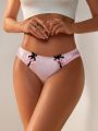 SHEIN Women'S Bowknot Decorated Triangle Panties