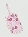 SHEIN X Skyy Designs Co Personalized Full Lips Print Luggage Tag