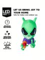Joiedomi 3.6 FT Halloween Inflatable Alien Broke Out from Window with Built-in LED, Blow Up Alien with Three-Dimensional Eyes for Window Decor, Halloween Outdoor Yard Garden Lawn Holiday Party Decor