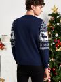 Manfinity Men Christmas Pattern Sweater