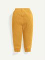 Cozy Cub Baby Boy Snug Fit Pajama, Round Neck Solid Color Top And Pants Set