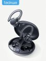 Teckwe Wireless Earbuds Support High-Definition Audio Intelligent Power Display & Digital Screen Display Type - C Charge Port For IPhone Android Laptop