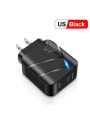 1pc Black European Standard 40w Type-c Charger, Quick Charge 3.0 2pd Port Wall Adapter Compatible With Samsung, Xiaomi, Iphone 14, Huawei