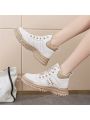Women's Pu Leather Shoes, Pumps, Wedge Heel Boots, Sneakers, Casual Footwear