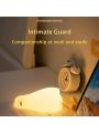 Duck Night Light Flat Duck Silicone Sheet Bedroom Light Timing Light Charging Atmosphere Light, Three Levels of Brightness Adjustment, Silicone Shell, Built-In Rechargeable Battery, Can Be Set For 30 Minutes Automatic Shutdown